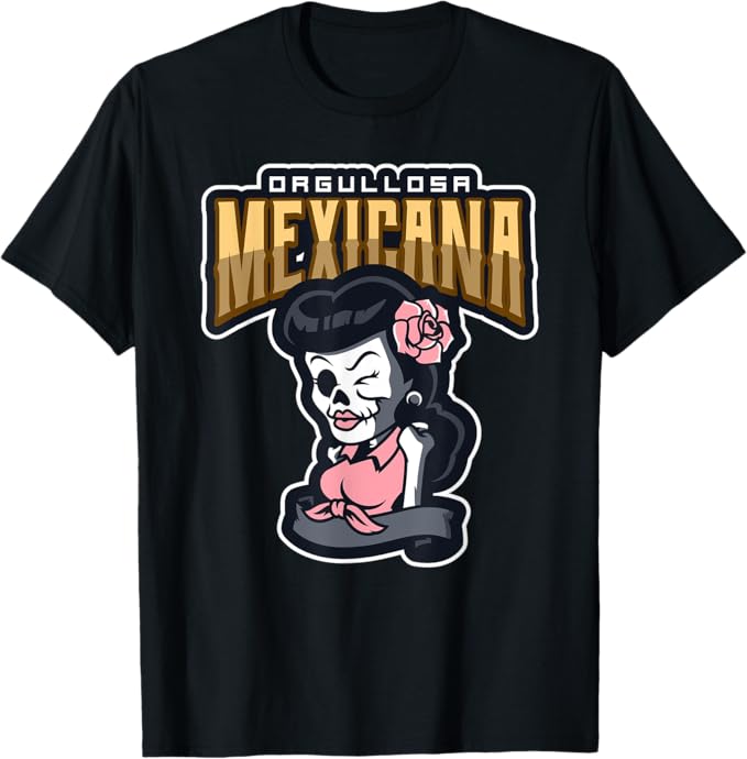 Orgullosa Mexicana Vintage Rockabilly Lowrider Men T-Shirt – Mexican Style Apparel