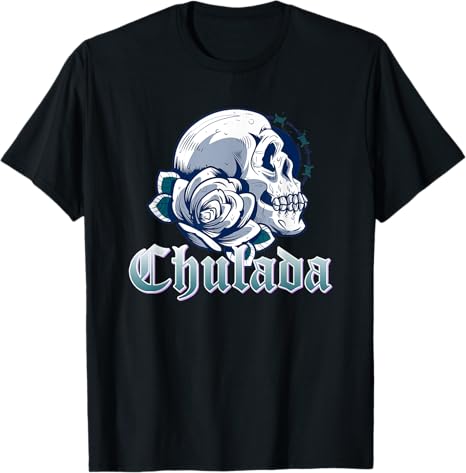 Chulada Skull Vintage Mexicana Men's T-Shirt - Unique Mexican Style Tee for Men