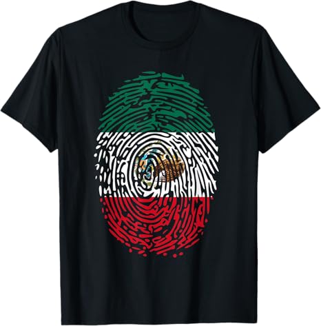 Vintage Mexico DNA Flag Men T-Shirt - Mexican Pride Shirt