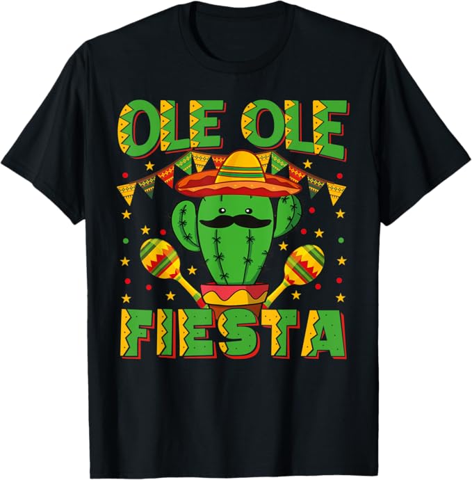 Cinco de Mayo Mexican Fiesta Men T-Shirt - Ole Ole Party Shirt