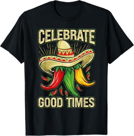 Cinco de Mayo Mexican Party T-Shirt for Men & Women