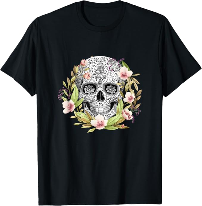 Calaveras Día de los Muertos Men T-Shirt para Hombres y Mujeres - Diseño Mexicano