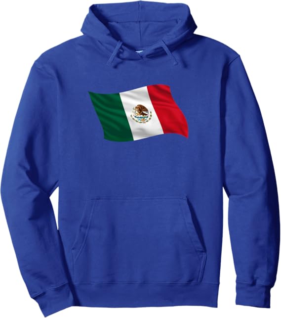 Mexico Bandera Camiseta Mexican Flag Pullover Hoodie - Stylish & Comfortable Mexico Flag Hoodie