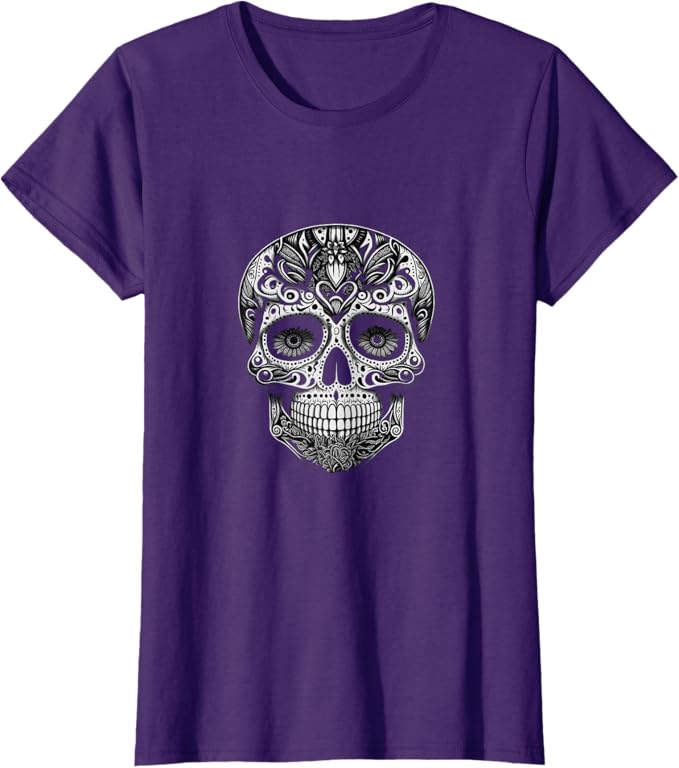 Dia de los Muertos Skull Calaveras Women T-Shirt - Day of the Dead Mexico Shirt