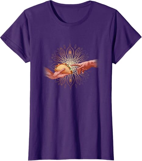 Funny Mexican Chicano Art Taco Creation Women T-Shirt