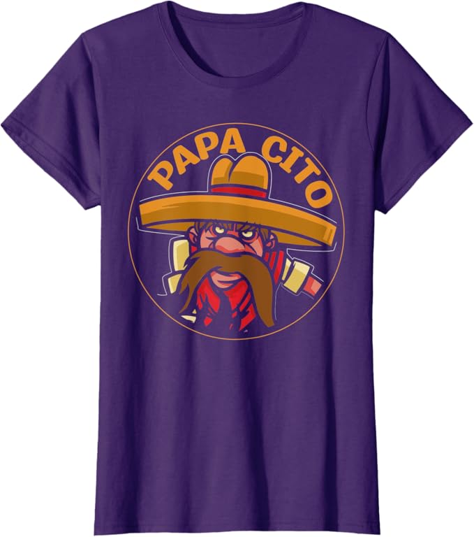 Cinco De Mayo Party Papa Cito Women T-Shirt – Mexican Themed Shirt for Celebrations