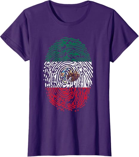Vintage Mexico DNA Flag Women T-Shirt - Mexican Pride Shirt