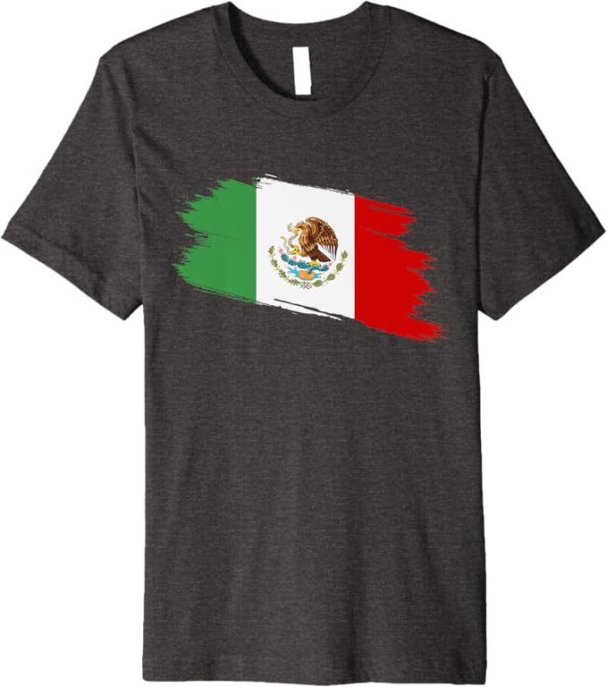 Bandera Mexicana Mexico Flag Vintage Men T-Shirt - Premium Camiseta Design