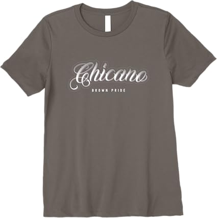 Chicano Brown Pride Retro Mexican Hombre Premium Women T-Shirt - Vintage Style Tee