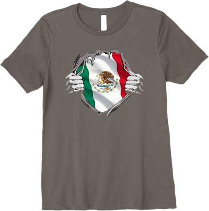 Mexican Superhero Women T-Shirt | Mexico Flag Bandera Mexicana Pride Premium Tee