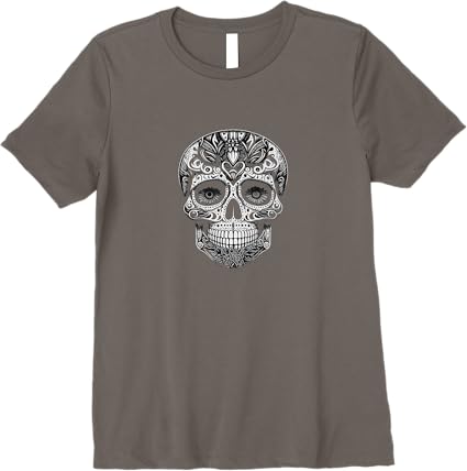 Dia De Los Muertos Skull Calaveras Premium Women T-Shirt | Day of the Dead Mexico Shirt