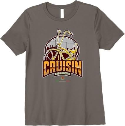 Chicano Lowrider Bike Mexican Premium Women T-Shirt - Cruisin' & Groovin' Design