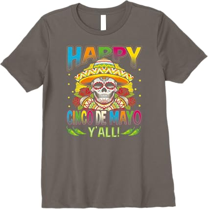Cinco De Mayo Party Women T-Shirt - Happy Cinco De Mayo Y'All Premium Shirt