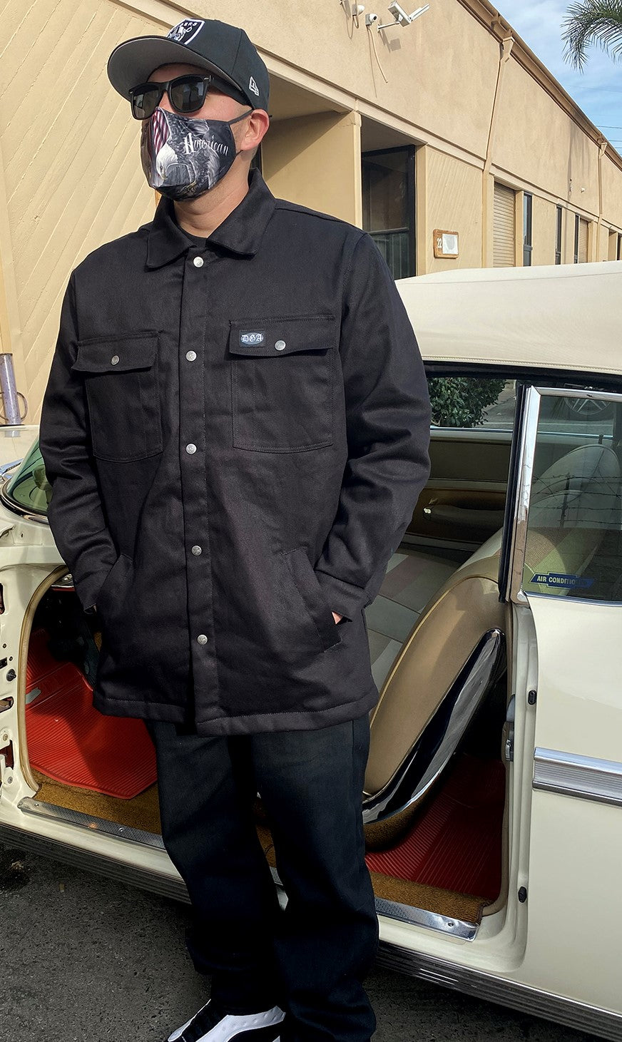 DGA 'OG-1' Men's Black Denim Jacket