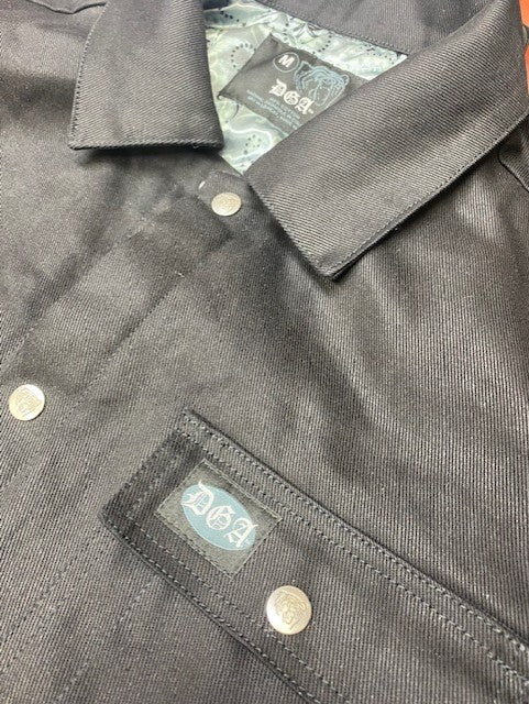 DGA 'OG-1' Men's Black Denim Jacket