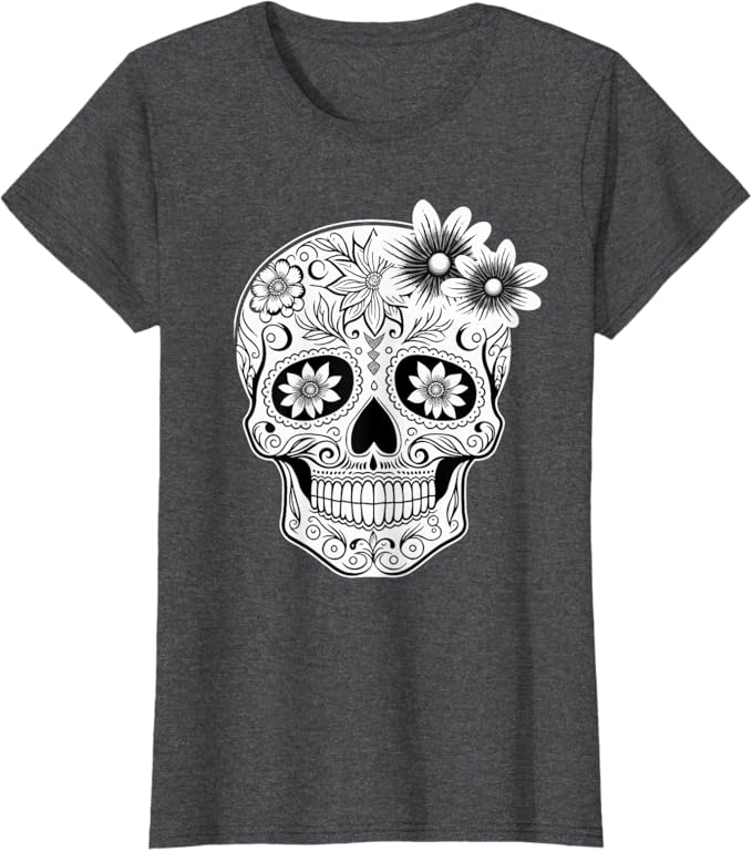 Dia de los Muertos Women T-Shirt - Mexican Skull Calaveras Design