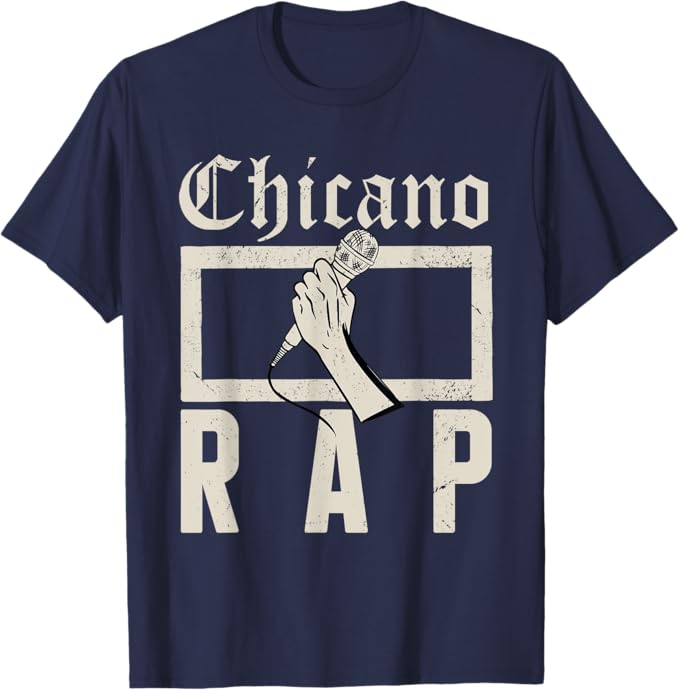 Chicano Rap Men T-Shirt - Vintage Mexican Hip Hop Culture Apparel