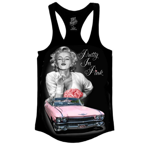 PRETTY IN PINK - Racer Back Tank