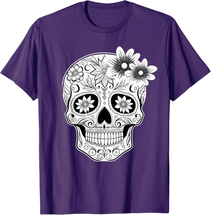 Dia de los Muertos Men T-Shirt - Mexican Skull Calaveras Design