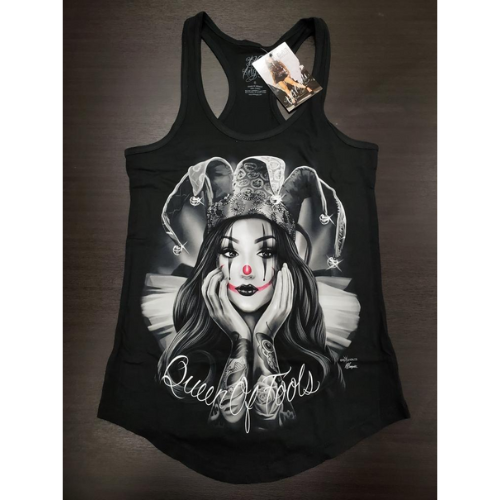 QUEEN OF FOOLS - Racer Back Tank
