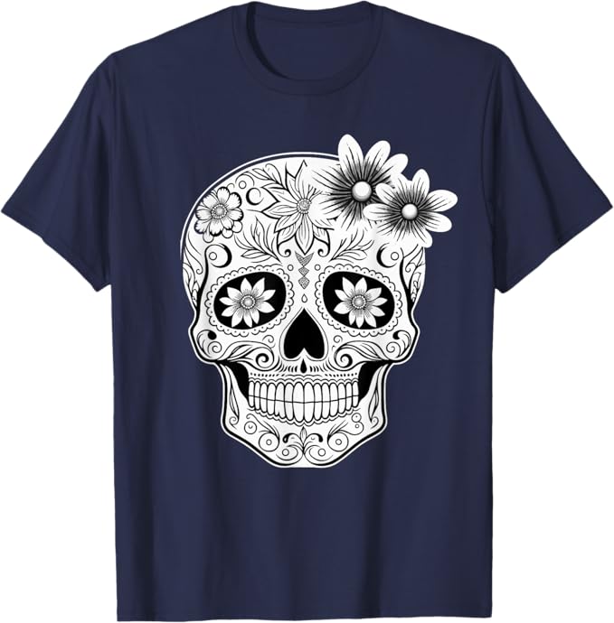 Dia de los Muertos Men T-Shirt - Mexican Skull Calaveras Design