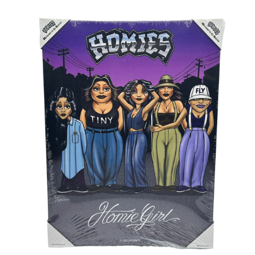 HOMIES - HOMIEGIRL AFTER DARK - Small Canvas Art - 12" X 16"