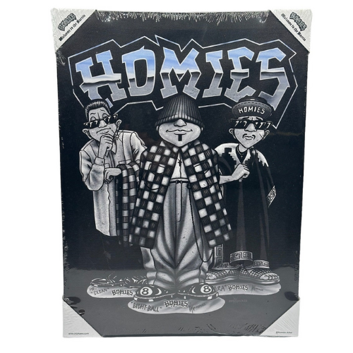 HOMIES - EIGHTBALL TRIO - Small Canvas Art - 12" X 16"