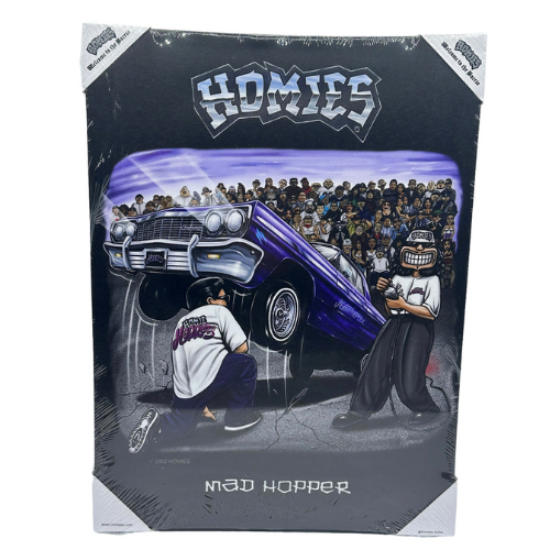 HOMIES - MAD HOPPER - Small Canvas Art - 12" X 16"