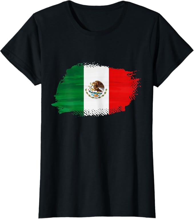 Mexico Bandera Mexican Flag Women T-Shirt