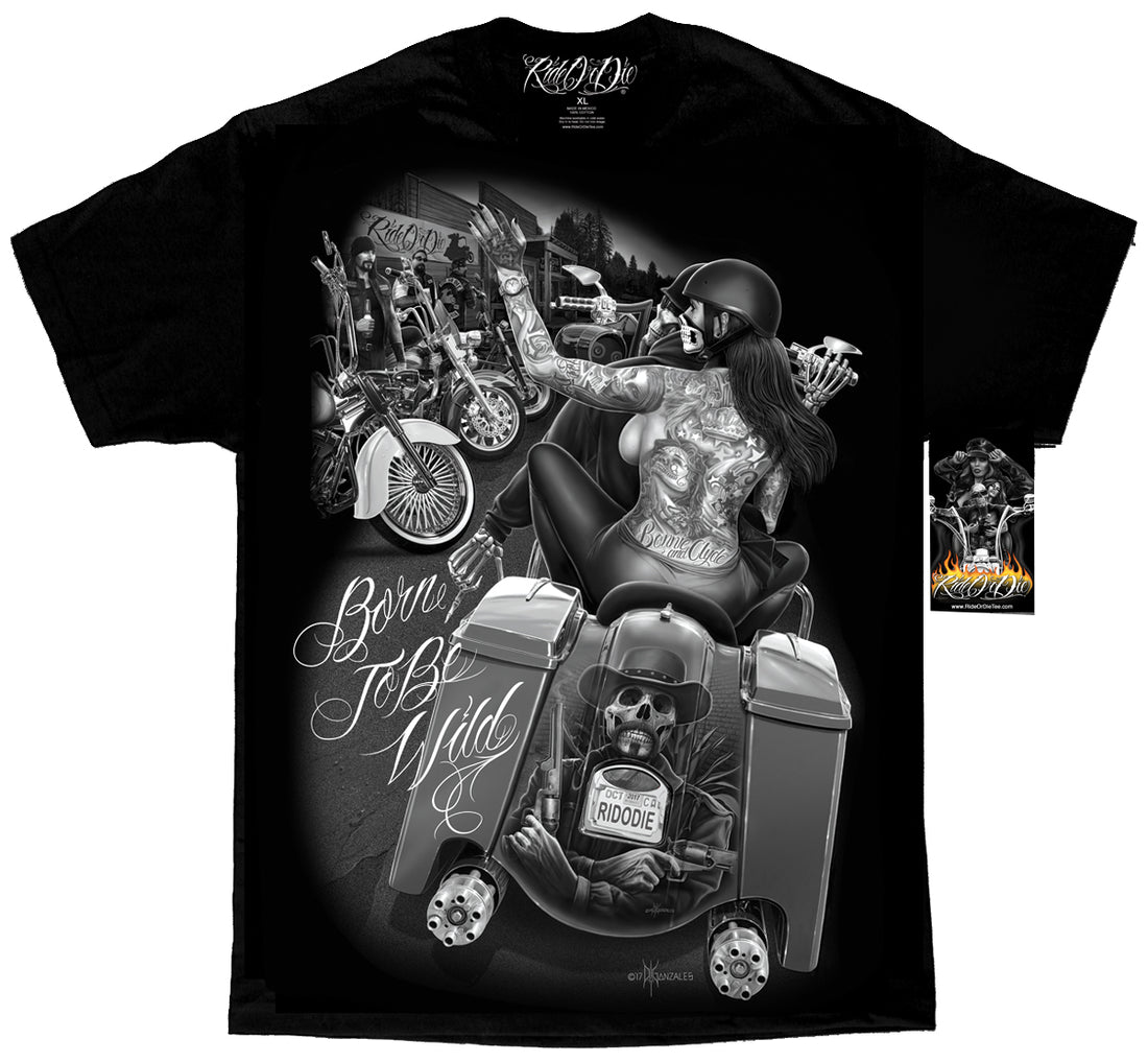 RIDE OR DIE - BORN TO BE WILD Men's Tee