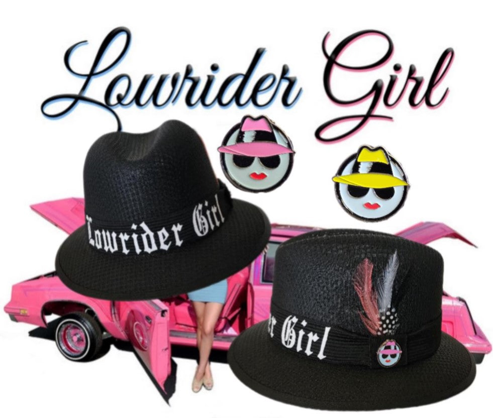 Women's Lowrider Hat with Pin - Stylish and Trendy