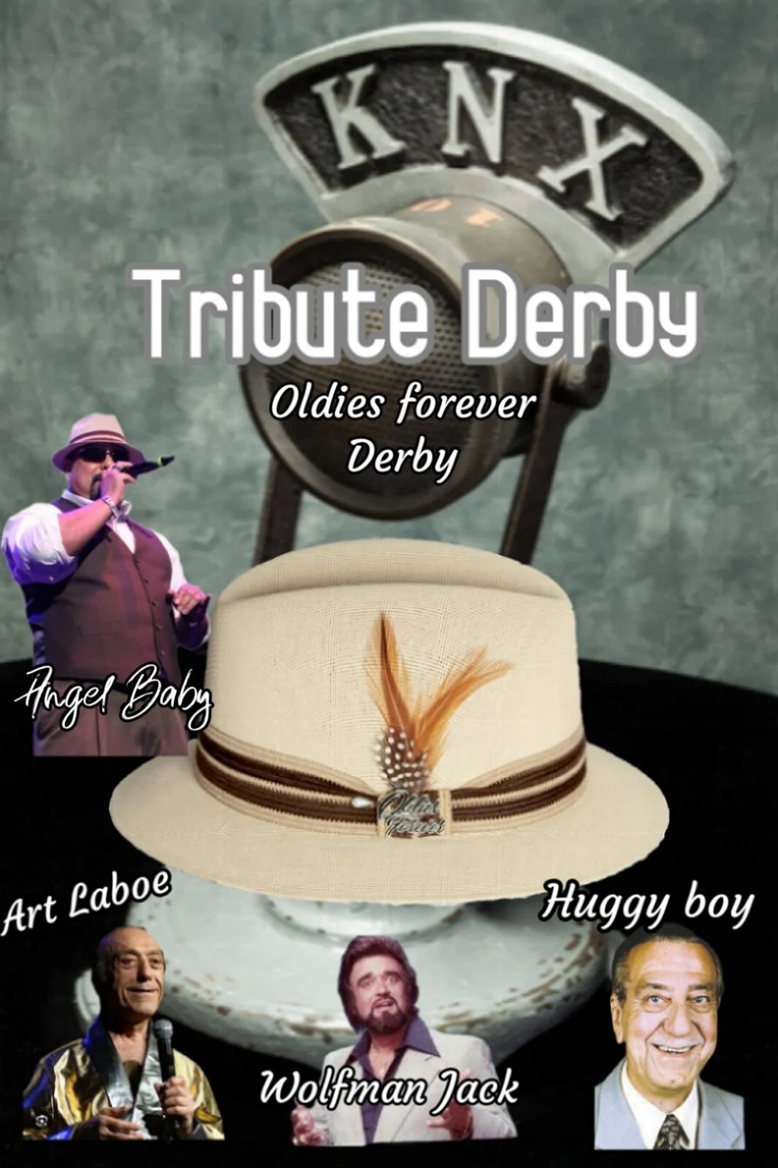 AB Oldies Forever Khaki Tribute Derby Hat - Classic Vintage Style