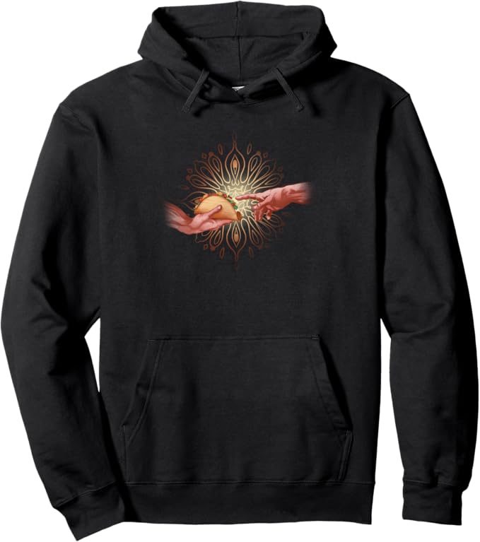 Taco Creation Funny Mexican Chicano Art Pullover Hoodie - Unique & Stylish