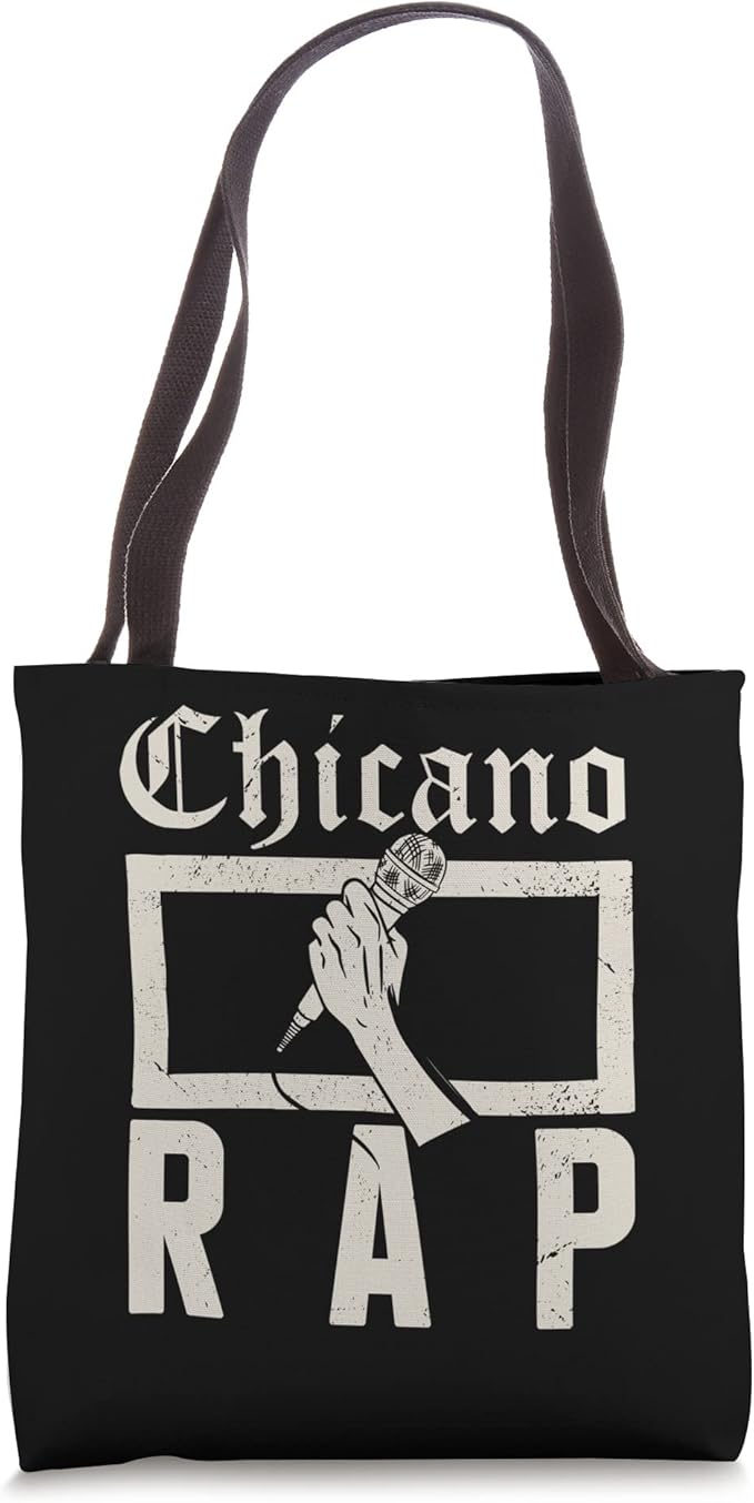 Chicano Rap Vintage Mexican Hip Hop Culture Tote Bag - Stylish Urban Accessory