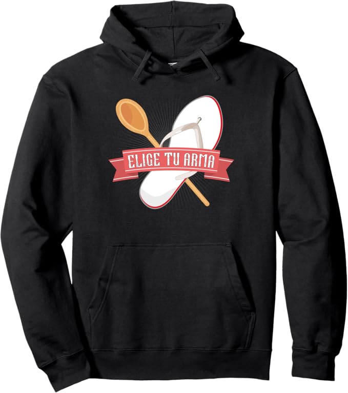 Elige Tu Arma Funny Latina Mexicana Chancla Women’s Pullover Hoodie