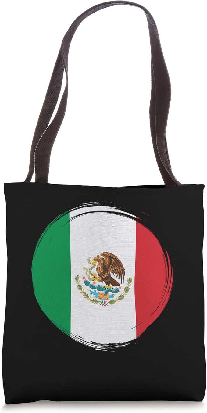 National Flag of Mexico Tote Bag - Camiseta con Bandera de México