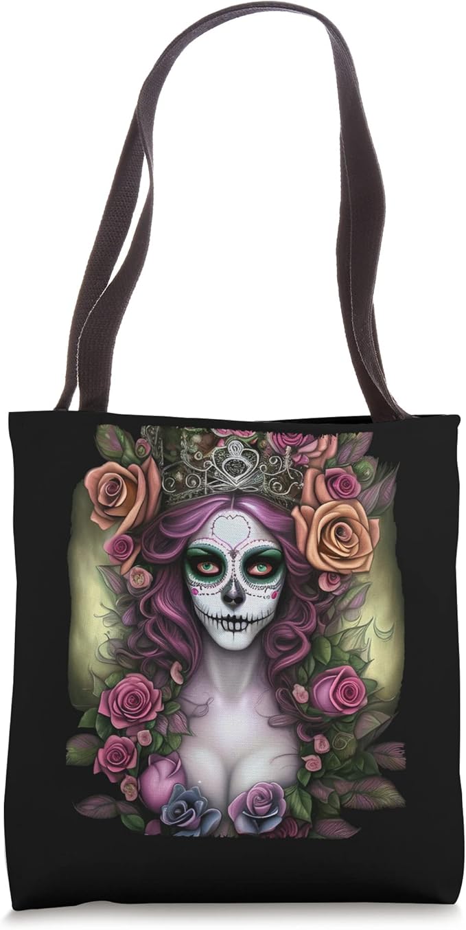 Mexico Dia De Los Muertos Calaveras Catrina Tote Bag - Day of the Dead Design