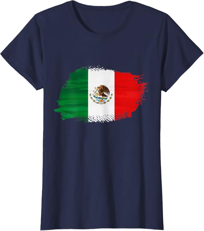 Mexico Bandera Mexican Flag Women T-Shirt