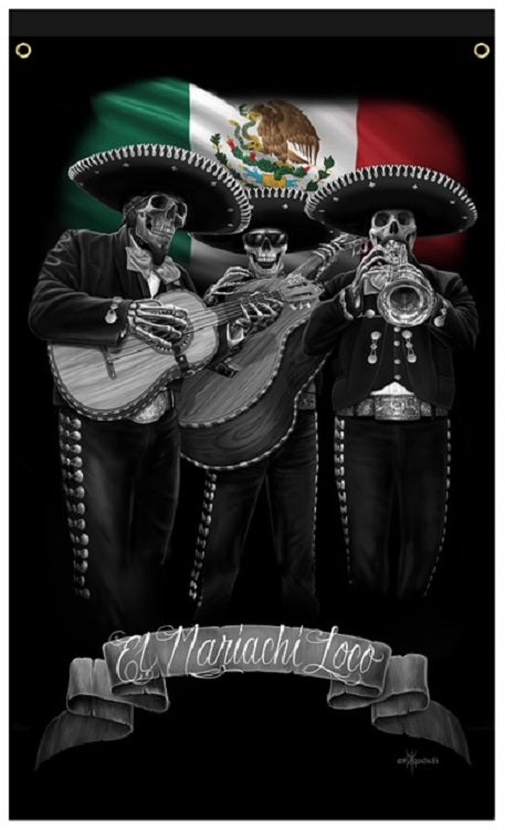 DGA - 3' X 5' - FLAG / BANNER - MARIACHI LOCO