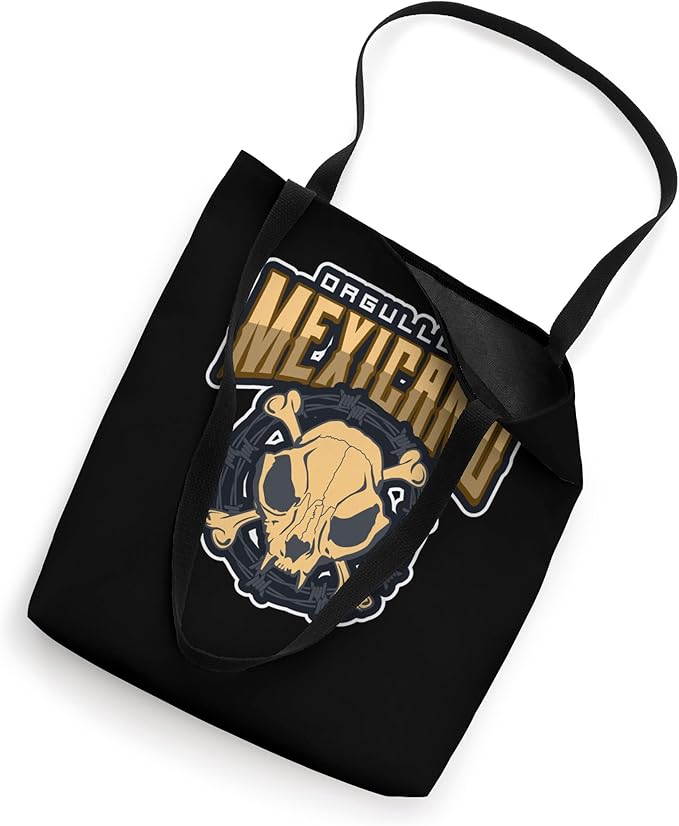 Orgulloso Mexicano Skull Tote Bag - Mexican Chicano Style