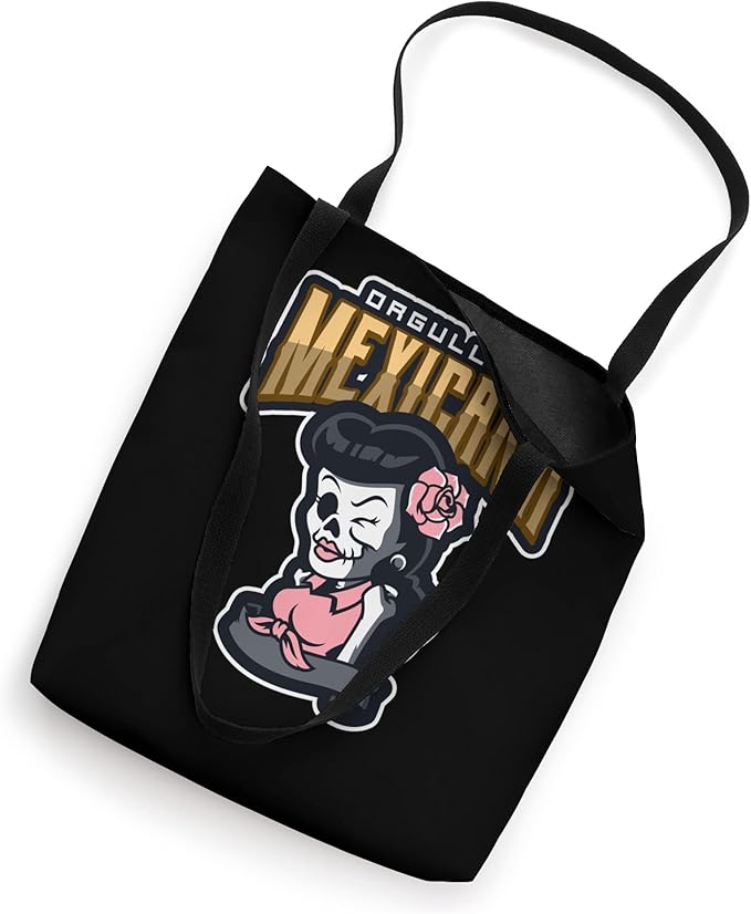 Orgullosa Mexicana Vintage Mexican Rockabilly Lowrider Tote Bag - Stylish and Unique