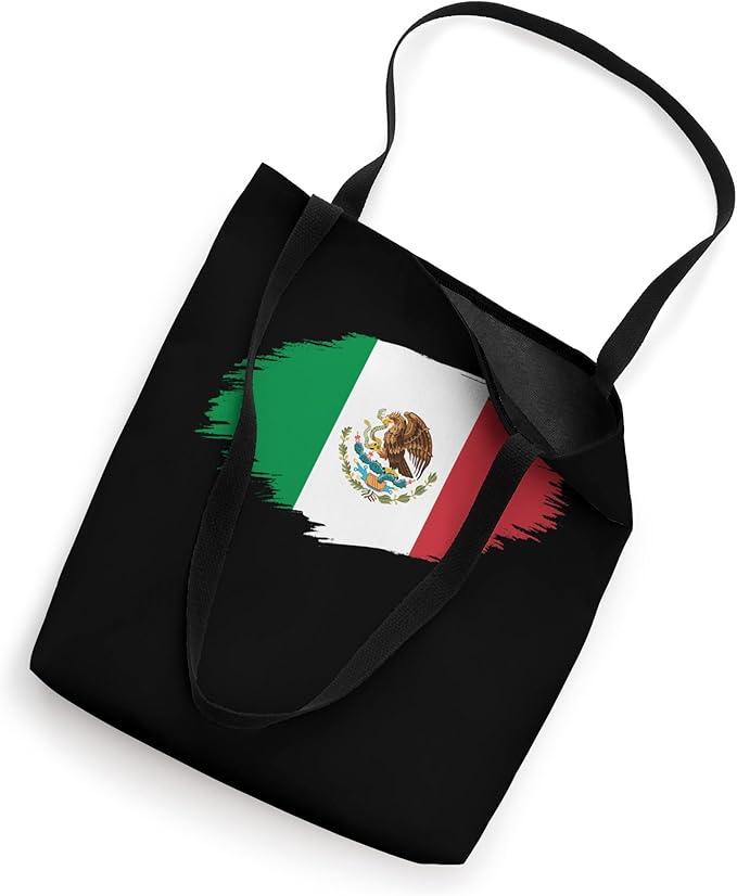 Mexico Flag Tote Bag - Camiseta Bandera Mexicana Design