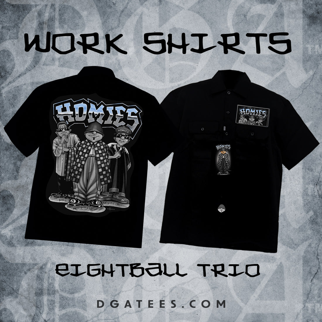 HOMIES - EIGHTBALL TRIO Work Shirt