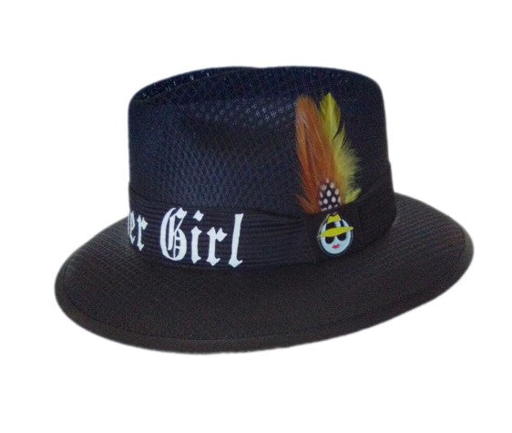 Women's Lowrider Hat with Pin - Stylish and Trendy
