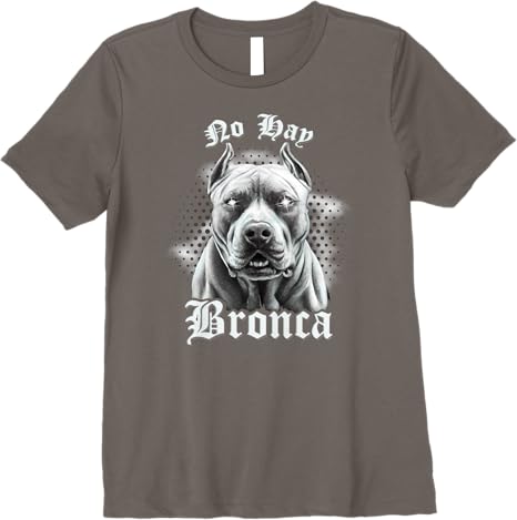 No Hay Bronca Mexican Slang Chicano Retro Dog Premium Women T-Shirt