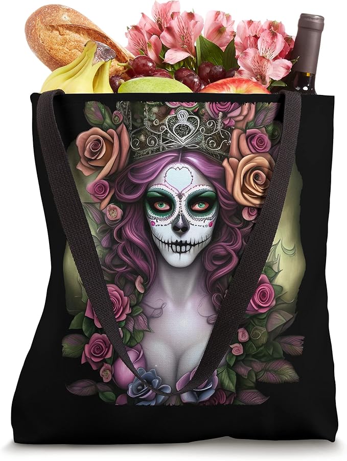 Mexico Dia De Los Muertos Calaveras Catrina Tote Bag - Day of the Dead Design