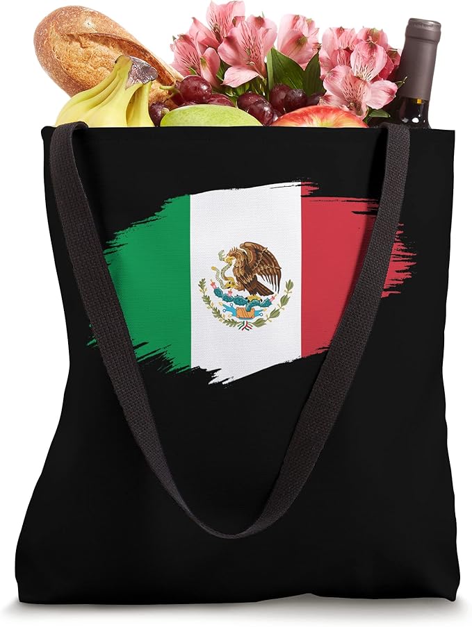 Mexico Flag Tote Bag - Camiseta Bandera Mexicana Design