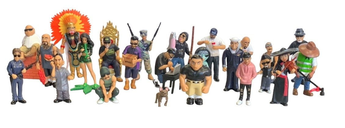 HOMIES SERIES 14 - ZIPLOC BAG OF 1 COMPLETE SET OF 24 FIGURES