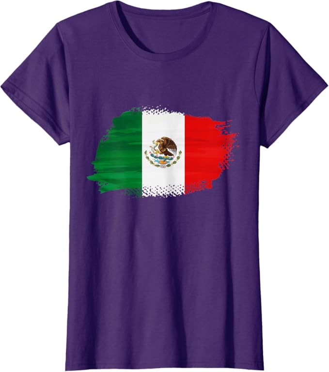Mexico Bandera Mexican Flag Women T-Shirt