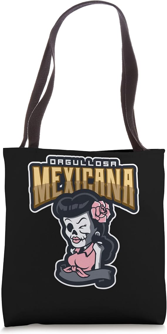 Orgullosa Mexicana Vintage Rockabilly Lowrider Tote Bag – Mexican Style Accessory